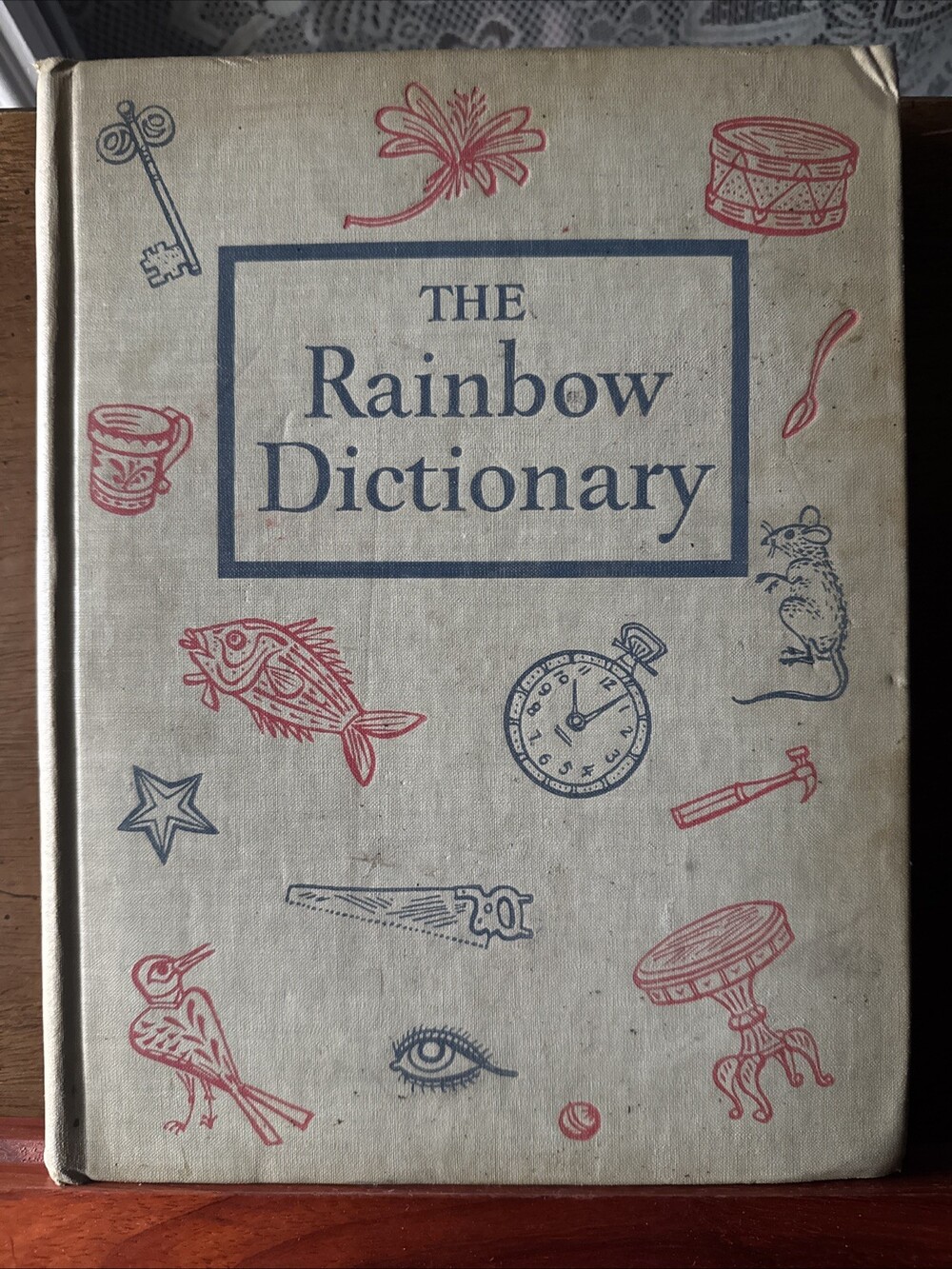 Rainbow Dictionary Wendell Wright 1963 Illustrated Home School Vintage Children